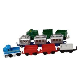 Fisher Price GeoTRAX Lot of 3 Push Along Diesel Engined Train Sets